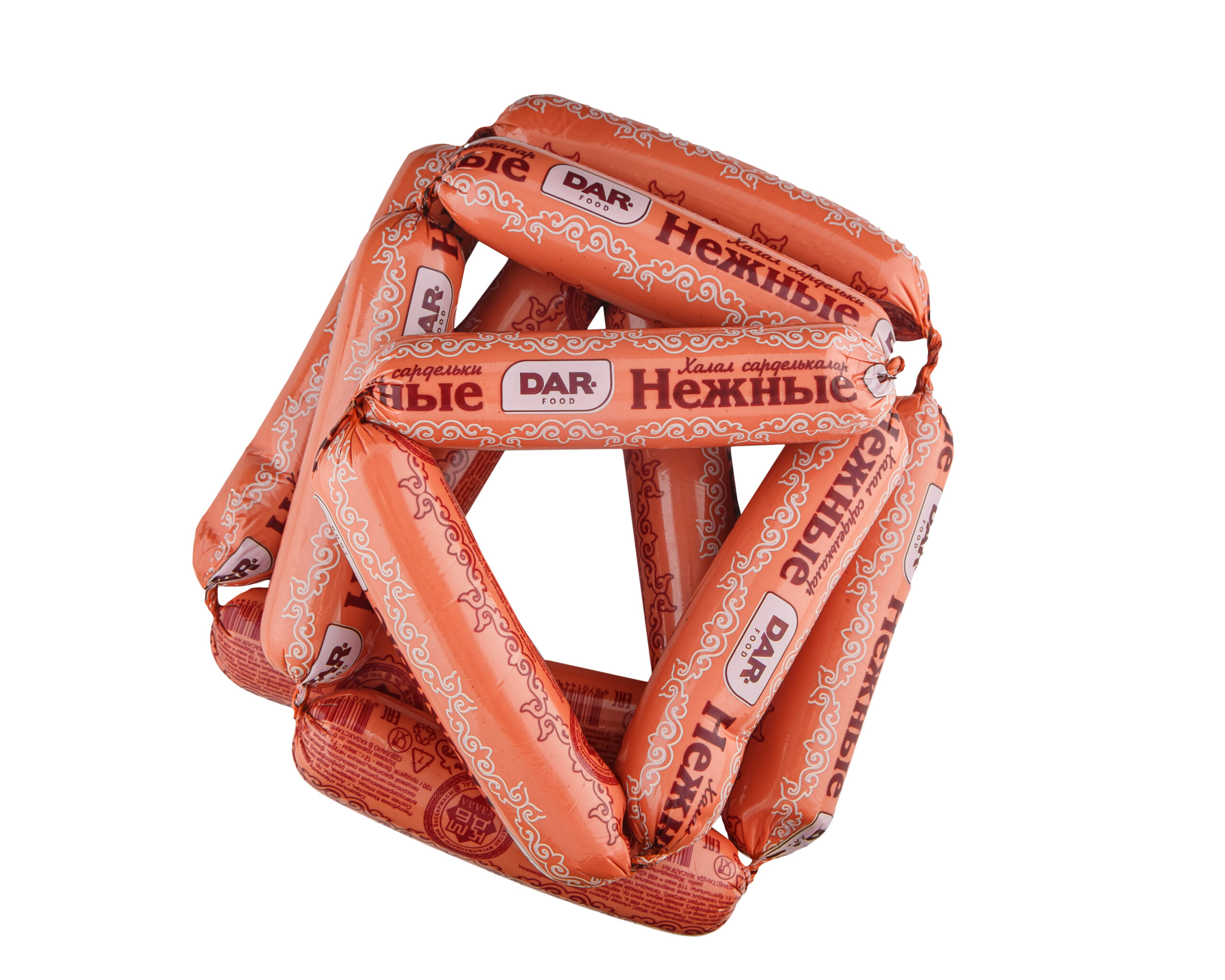 Сардельки Нежные Дара 1,2 кг